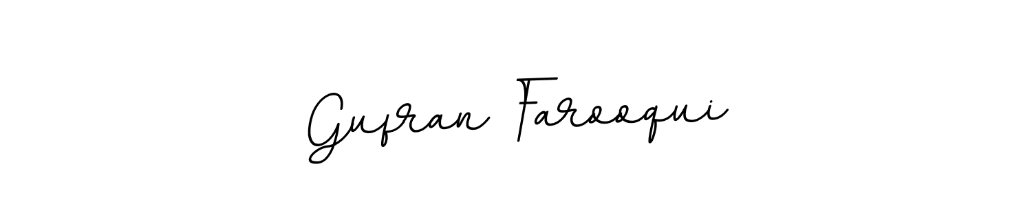 Gufran Farooqui stylish signature style. Best Handwritten Sign (BallpointsItalic-DORy9) for my name. Handwritten Signature Collection Ideas for my name Gufran Farooqui. Gufran Farooqui signature style 11 images and pictures png