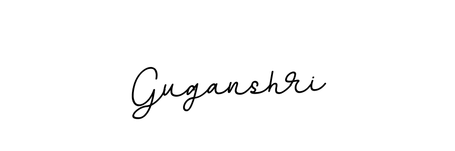 Use a signature maker to create a handwritten signature online. With this signature software, you can design (BallpointsItalic-DORy9) your own signature for name Guganshri. Guganshri signature style 11 images and pictures png