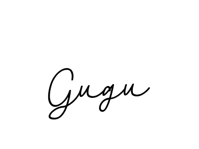 How to make Gugu name signature. Use BallpointsItalic-DORy9 style for creating short signs online. This is the latest handwritten sign. Gugu signature style 11 images and pictures png