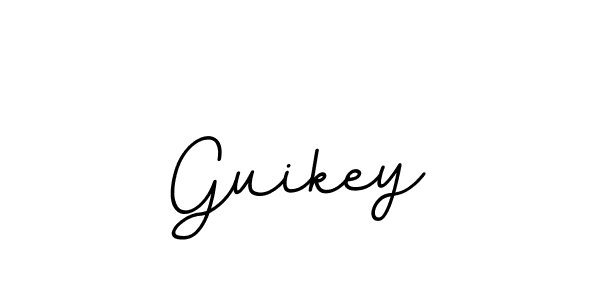 How to make Guikey name signature. Use BallpointsItalic-DORy9 style for creating short signs online. This is the latest handwritten sign. Guikey signature style 11 images and pictures png