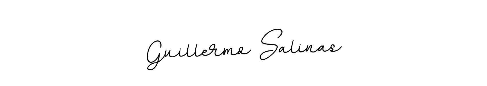 Create a beautiful signature design for name Guillermo Salinas. With this signature (BallpointsItalic-DORy9) fonts, you can make a handwritten signature for free. Guillermo Salinas signature style 11 images and pictures png