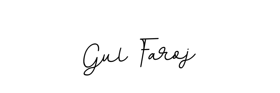 Make a beautiful signature design for name Gul Faroj. With this signature (BallpointsItalic-DORy9) style, you can create a handwritten signature for free. Gul Faroj signature style 11 images and pictures png