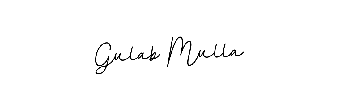 The best way (BallpointsItalic-DORy9) to make a short signature is to pick only two or three words in your name. The name Gulab Mulla include a total of six letters. For converting this name. Gulab Mulla signature style 11 images and pictures png