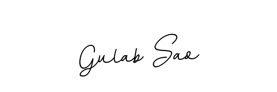 Here are the top 10 professional signature styles for the name Gulab Sao. These are the best autograph styles you can use for your name. Gulab Sao signature style 11 images and pictures png