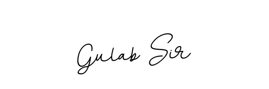 BallpointsItalic-DORy9 is a professional signature style that is perfect for those who want to add a touch of class to their signature. It is also a great choice for those who want to make their signature more unique. Get Gulab Sir name to fancy signature for free. Gulab Sir signature style 11 images and pictures png