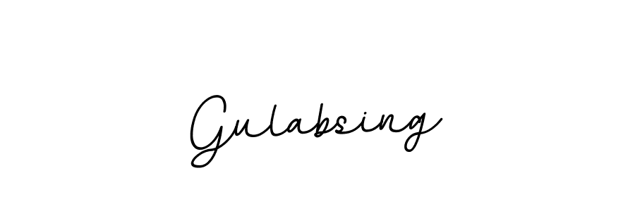 Make a beautiful signature design for name Gulabsing. With this signature (BallpointsItalic-DORy9) style, you can create a handwritten signature for free. Gulabsing signature style 11 images and pictures png