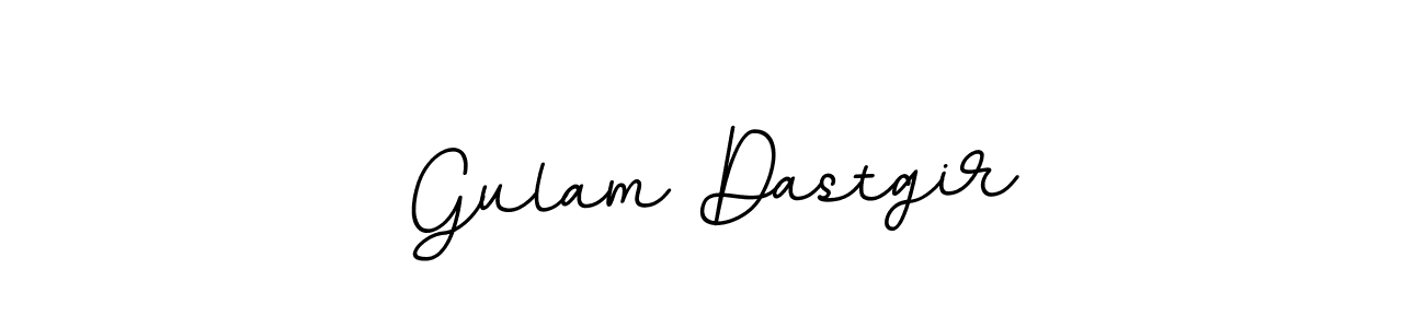 How to make Gulam Dastgir name signature. Use BallpointsItalic-DORy9 style for creating short signs online. This is the latest handwritten sign. Gulam Dastgir signature style 11 images and pictures png