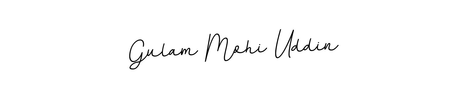 Also we have Gulam Mohi Uddin name is the best signature style. Create professional handwritten signature collection using BallpointsItalic-DORy9 autograph style. Gulam Mohi Uddin signature style 11 images and pictures png