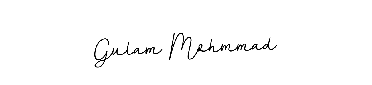 Use a signature maker to create a handwritten signature online. With this signature software, you can design (BallpointsItalic-DORy9) your own signature for name Gulam Mohmmad. Gulam Mohmmad signature style 11 images and pictures png