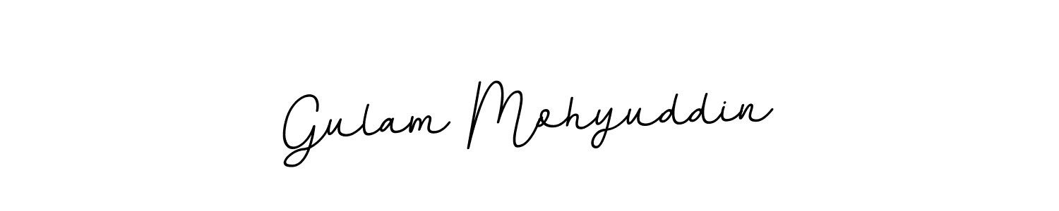 Also we have Gulam Mohyuddin name is the best signature style. Create professional handwritten signature collection using BallpointsItalic-DORy9 autograph style. Gulam Mohyuddin signature style 11 images and pictures png