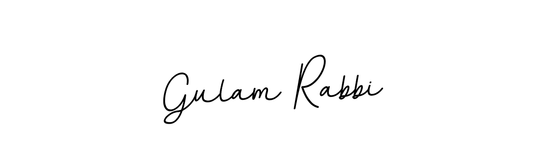 It looks lik you need a new signature style for name Gulam Rabbi. Design unique handwritten (BallpointsItalic-DORy9) signature with our free signature maker in just a few clicks. Gulam Rabbi signature style 11 images and pictures png