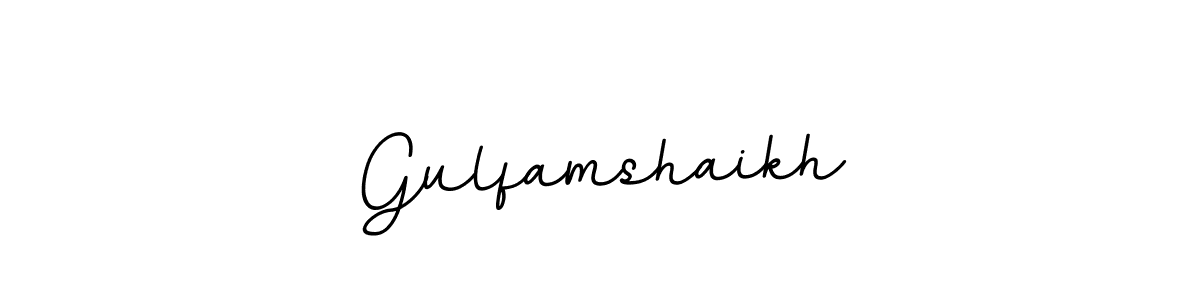 BallpointsItalic-DORy9 is a professional signature style that is perfect for those who want to add a touch of class to their signature. It is also a great choice for those who want to make their signature more unique. Get Gulfamshaikh name to fancy signature for free. Gulfamshaikh signature style 11 images and pictures png