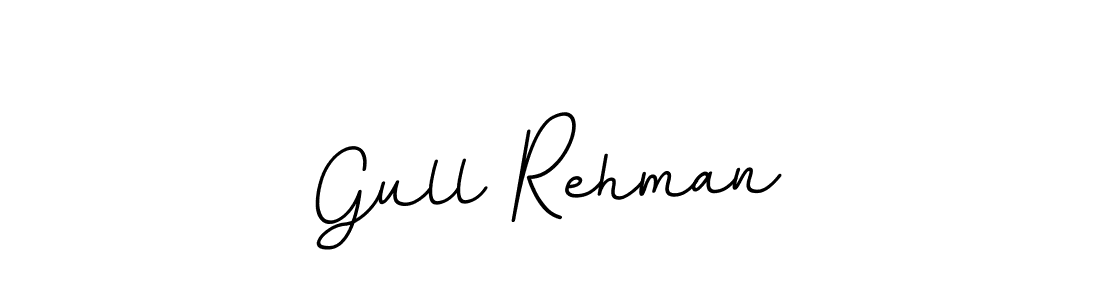 Make a beautiful signature design for name Gull Rehman. With this signature (BallpointsItalic-DORy9) style, you can create a handwritten signature for free. Gull Rehman signature style 11 images and pictures png