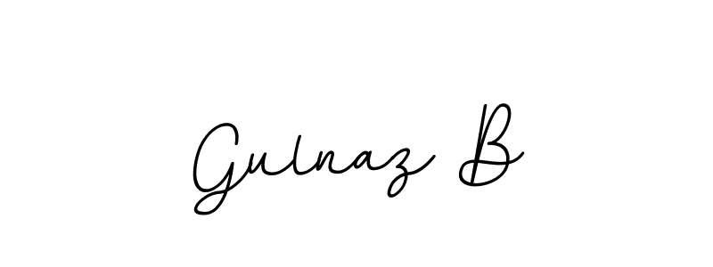 It looks lik you need a new signature style for name Gulnaz B. Design unique handwritten (BallpointsItalic-DORy9) signature with our free signature maker in just a few clicks. Gulnaz B signature style 11 images and pictures png