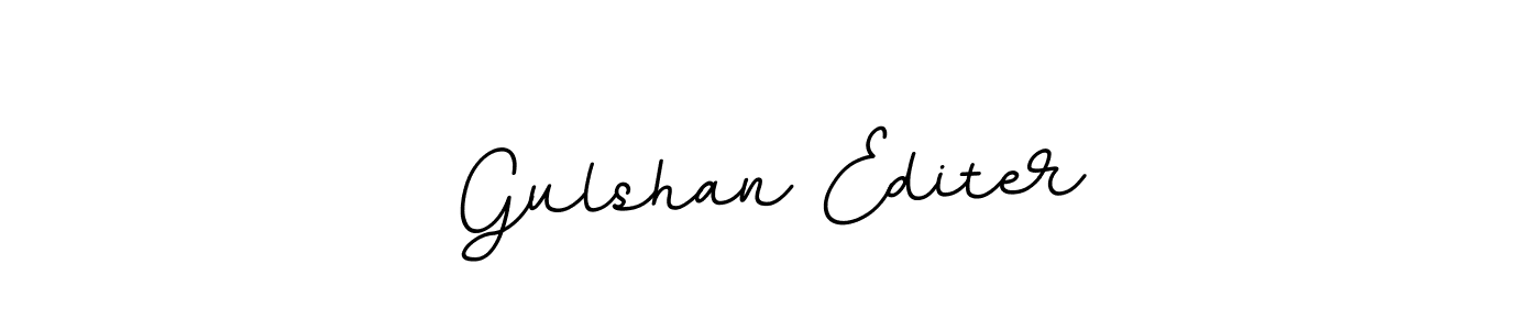 This is the best signature style for the Gulshan Editer name. Also you like these signature font (BallpointsItalic-DORy9). Mix name signature. Gulshan Editer signature style 11 images and pictures png