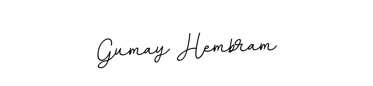 This is the best signature style for the Gumay Hembram name. Also you like these signature font (BallpointsItalic-DORy9). Mix name signature. Gumay Hembram signature style 11 images and pictures png