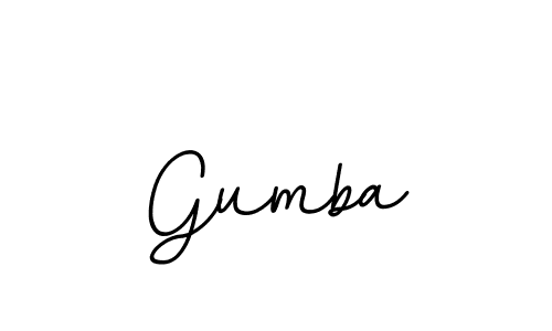 Use a signature maker to create a handwritten signature online. With this signature software, you can design (BallpointsItalic-DORy9) your own signature for name Gumba. Gumba signature style 11 images and pictures png