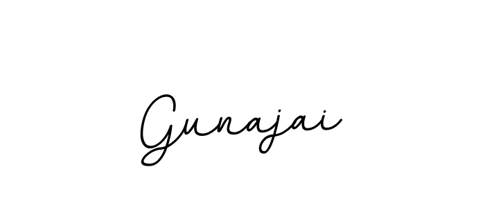if you are searching for the best signature style for your name Gunajai. so please give up your signature search. here we have designed multiple signature styles  using BallpointsItalic-DORy9. Gunajai signature style 11 images and pictures png