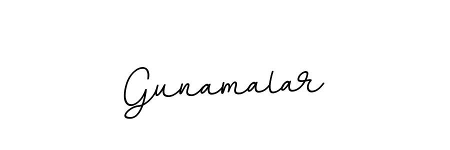 Make a beautiful signature design for name Gunamalar. With this signature (BallpointsItalic-DORy9) style, you can create a handwritten signature for free. Gunamalar signature style 11 images and pictures png