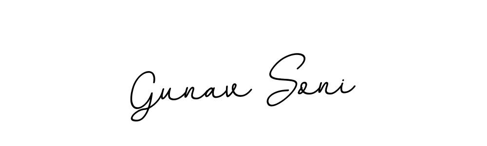 You should practise on your own different ways (BallpointsItalic-DORy9) to write your name (Gunav Soni) in signature. don't let someone else do it for you. Gunav Soni signature style 11 images and pictures png