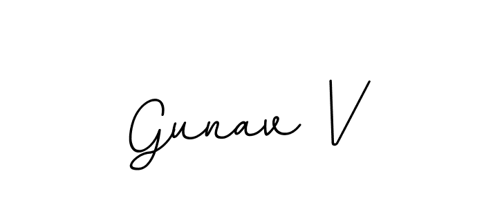 You can use this online signature creator to create a handwritten signature for the name Gunav V. This is the best online autograph maker. Gunav V signature style 11 images and pictures png