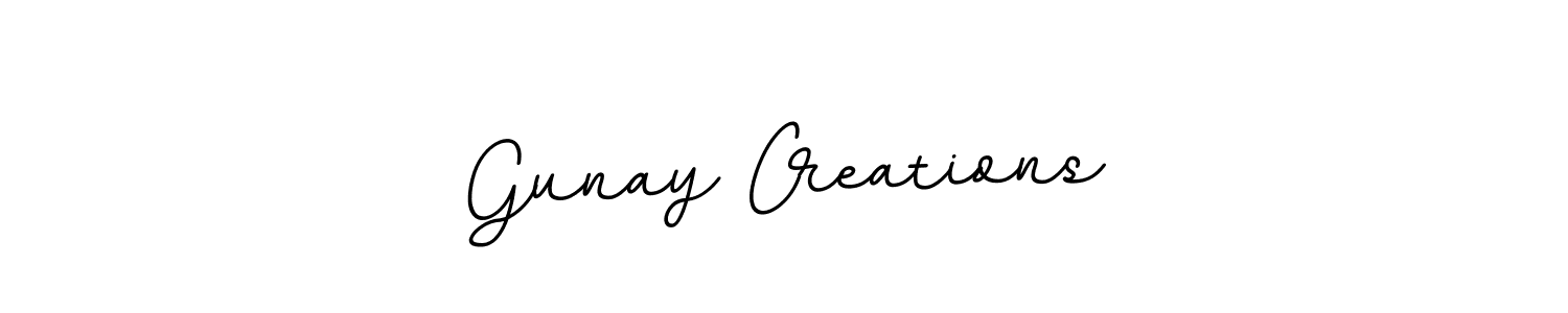 Similarly BallpointsItalic-DORy9 is the best handwritten signature design. Signature creator online .You can use it as an online autograph creator for name Gunay Creations. Gunay Creations signature style 11 images and pictures png