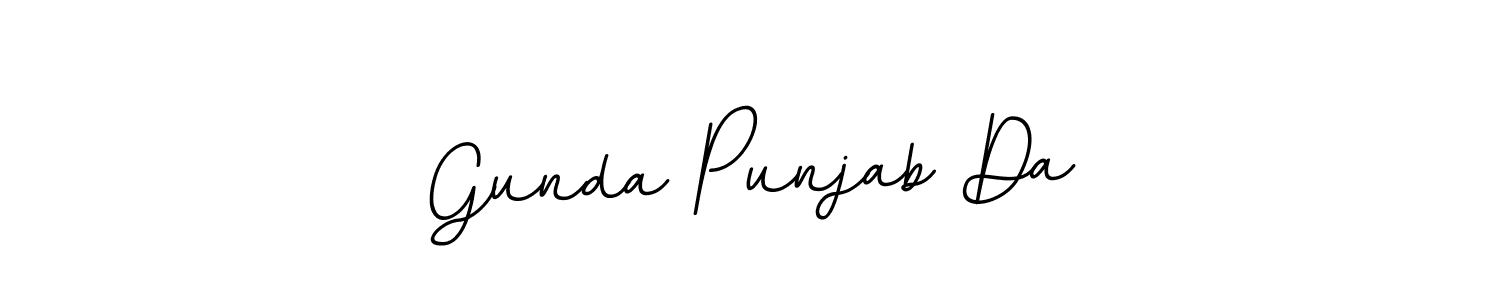 This is the best signature style for the Gunda Punjab Da name. Also you like these signature font (BallpointsItalic-DORy9). Mix name signature. Gunda Punjab Da signature style 11 images and pictures png