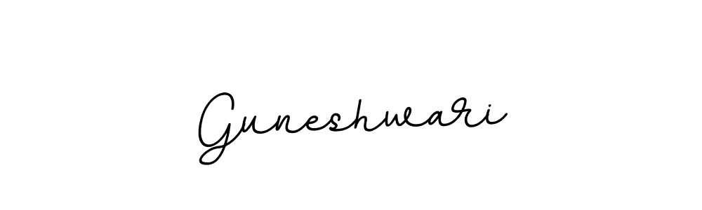 Use a signature maker to create a handwritten signature online. With this signature software, you can design (BallpointsItalic-DORy9) your own signature for name Guneshwari. Guneshwari signature style 11 images and pictures png