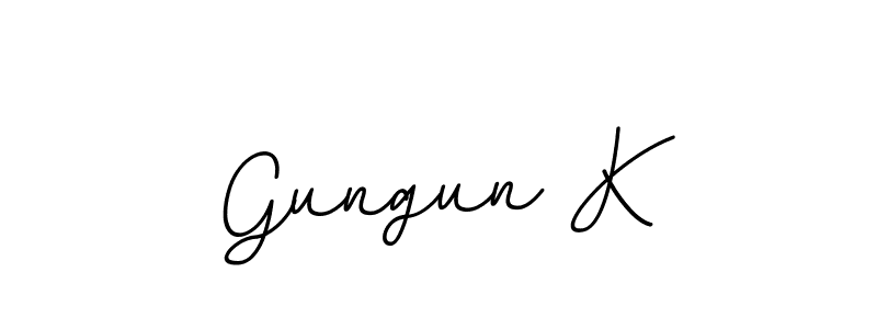 Here are the top 10 professional signature styles for the name Gungun K. These are the best autograph styles you can use for your name. Gungun K signature style 11 images and pictures png