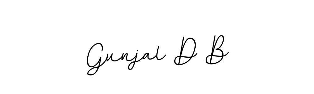 Here are the top 10 professional signature styles for the name Gunjal D B. These are the best autograph styles you can use for your name. Gunjal D B signature style 11 images and pictures png