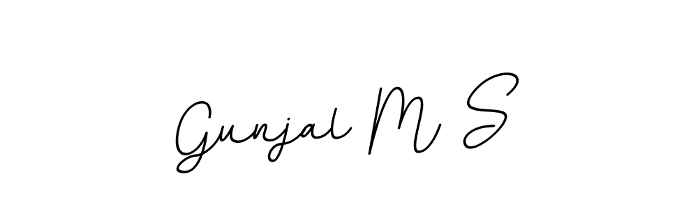 Make a short Gunjal M S signature style. Manage your documents anywhere anytime using BallpointsItalic-DORy9. Create and add eSignatures, submit forms, share and send files easily. Gunjal M S signature style 11 images and pictures png