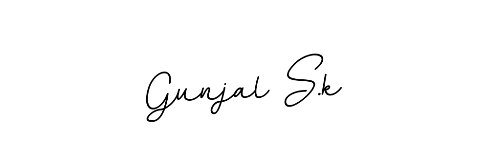 Also we have Gunjal S.k name is the best signature style. Create professional handwritten signature collection using BallpointsItalic-DORy9 autograph style. Gunjal S.k signature style 11 images and pictures png