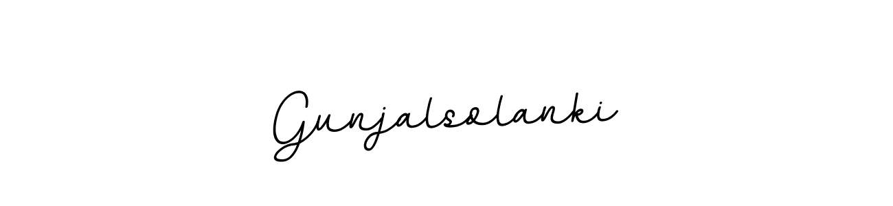 How to make Gunjalsolanki signature? BallpointsItalic-DORy9 is a professional autograph style. Create handwritten signature for Gunjalsolanki name. Gunjalsolanki signature style 11 images and pictures png