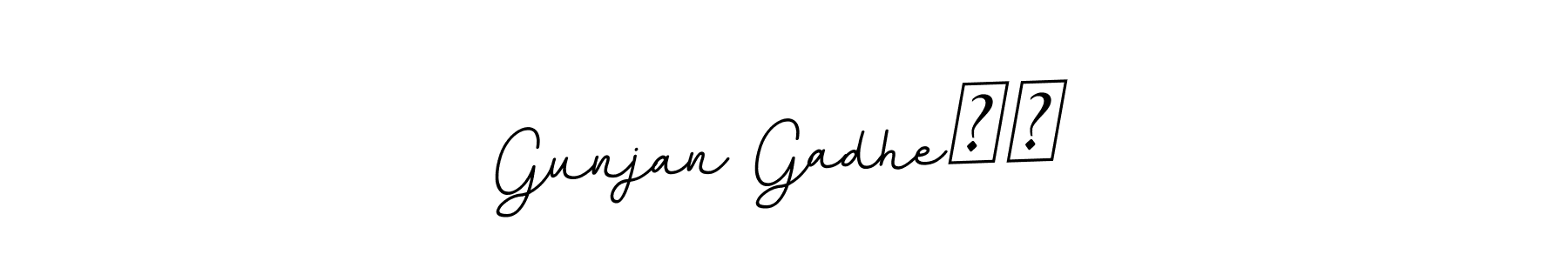 You can use this online signature creator to create a handwritten signature for the name Gunjan Gadhe❤️. This is the best online autograph maker. Gunjan Gadhe❤️ signature style 11 images and pictures png