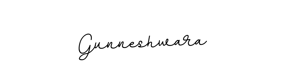 Make a beautiful signature design for name Gunneshwara. With this signature (BallpointsItalic-DORy9) style, you can create a handwritten signature for free. Gunneshwara signature style 11 images and pictures png