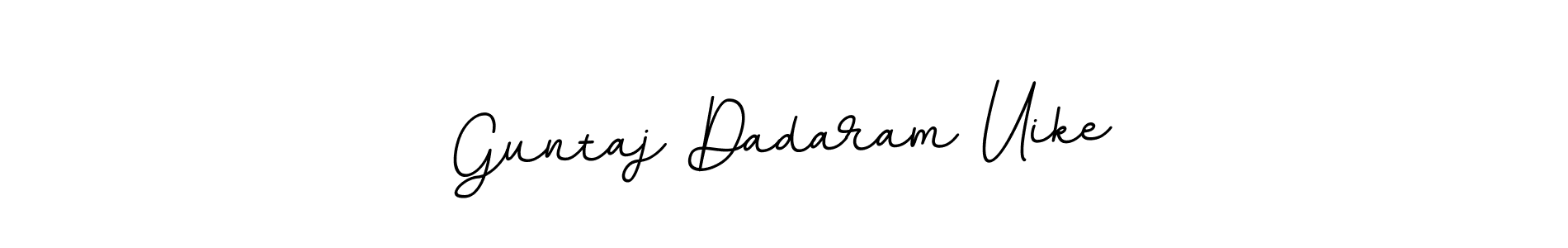 Make a beautiful signature design for name Guntaj Dadaram Uike. With this signature (BallpointsItalic-DORy9) style, you can create a handwritten signature for free. Guntaj Dadaram Uike signature style 11 images and pictures png