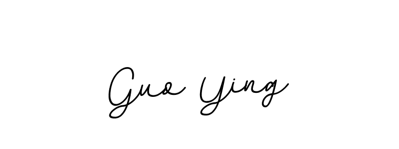 Create a beautiful signature design for name Guo Ying. With this signature (BallpointsItalic-DORy9) fonts, you can make a handwritten signature for free. Guo Ying signature style 11 images and pictures png