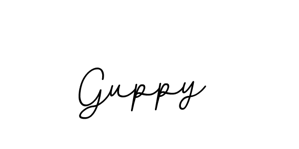 How to make Guppy  signature? BallpointsItalic-DORy9 is a professional autograph style. Create handwritten signature for Guppy  name. Guppy  signature style 11 images and pictures png