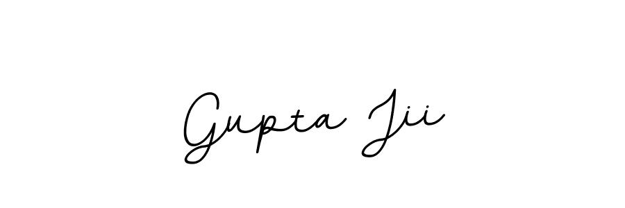 Create a beautiful signature design for name Gupta Jii. With this signature (BallpointsItalic-DORy9) fonts, you can make a handwritten signature for free. Gupta Jii signature style 11 images and pictures png