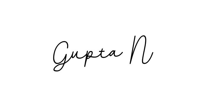 Also we have Gupta N name is the best signature style. Create professional handwritten signature collection using BallpointsItalic-DORy9 autograph style. Gupta N signature style 11 images and pictures png