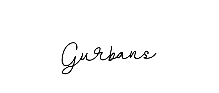 Gurbans stylish signature style. Best Handwritten Sign (BallpointsItalic-DORy9) for my name. Handwritten Signature Collection Ideas for my name Gurbans. Gurbans signature style 11 images and pictures png