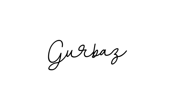 Gurbaz stylish signature style. Best Handwritten Sign (BallpointsItalic-DORy9) for my name. Handwritten Signature Collection Ideas for my name Gurbaz. Gurbaz signature style 11 images and pictures png