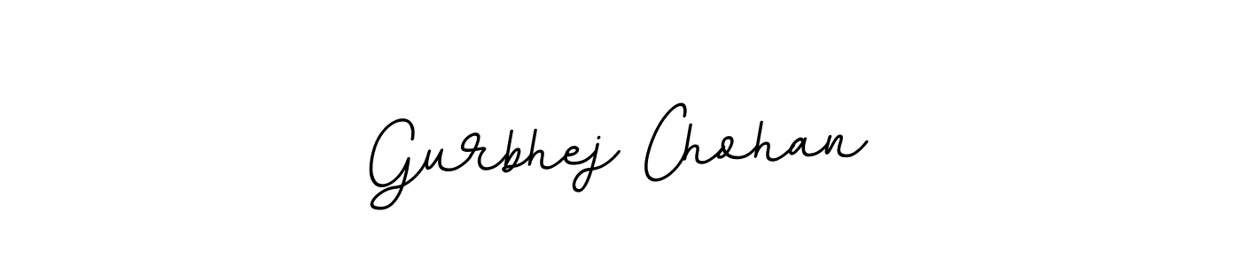 Gurbhej Chohan stylish signature style. Best Handwritten Sign (BallpointsItalic-DORy9) for my name. Handwritten Signature Collection Ideas for my name Gurbhej Chohan. Gurbhej Chohan signature style 11 images and pictures png