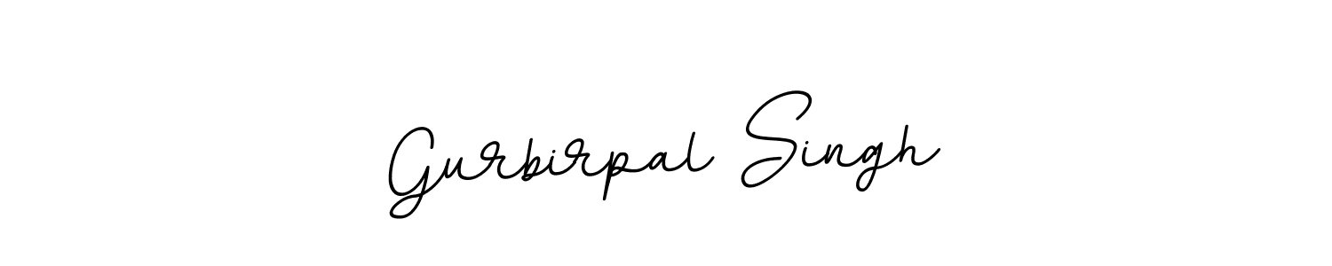 How to make Gurbirpal Singh name signature. Use BallpointsItalic-DORy9 style for creating short signs online. This is the latest handwritten sign. Gurbirpal Singh signature style 11 images and pictures png