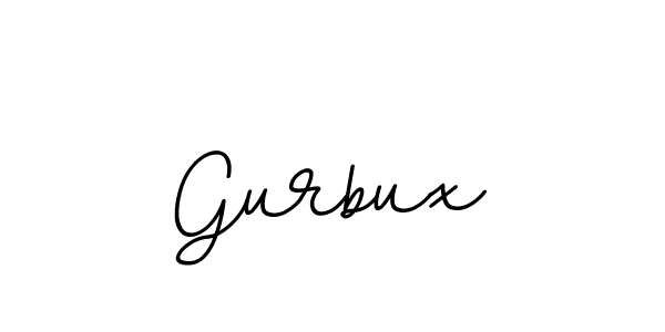 Create a beautiful signature design for name Gurbux. With this signature (BallpointsItalic-DORy9) fonts, you can make a handwritten signature for free. Gurbux signature style 11 images and pictures png