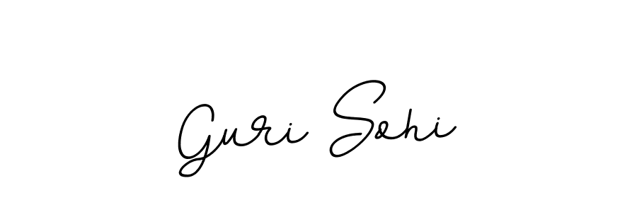 Design your own signature with our free online signature maker. With this signature software, you can create a handwritten (BallpointsItalic-DORy9) signature for name Guri Sohi. Guri Sohi signature style 11 images and pictures png