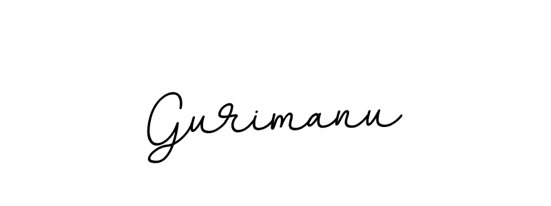 How to make Gurimanu signature? BallpointsItalic-DORy9 is a professional autograph style. Create handwritten signature for Gurimanu name. Gurimanu signature style 11 images and pictures png