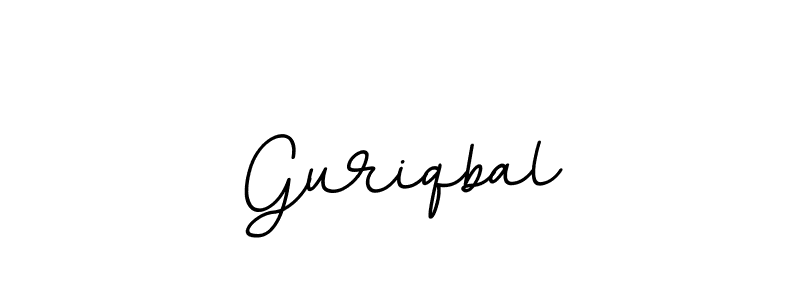 Create a beautiful signature design for name Guriqbal. With this signature (BallpointsItalic-DORy9) fonts, you can make a handwritten signature for free. Guriqbal signature style 11 images and pictures png