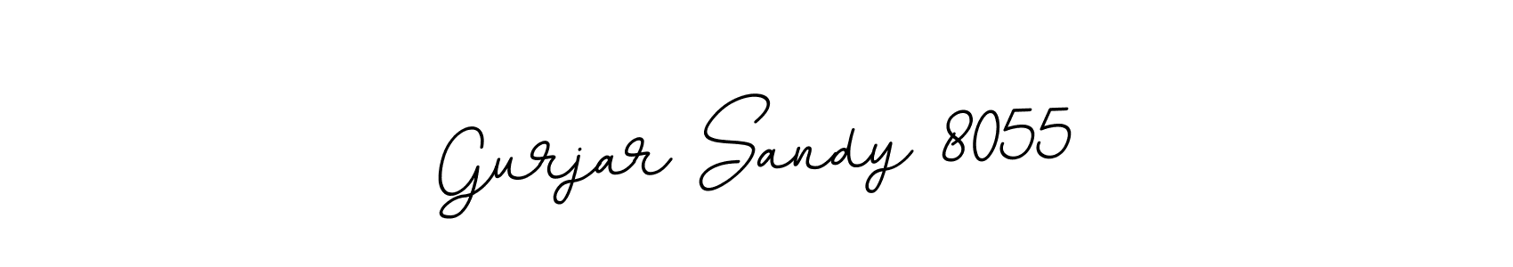 Make a beautiful signature design for name Gurjar Sandy 8055. With this signature (BallpointsItalic-DORy9) style, you can create a handwritten signature for free. Gurjar Sandy 8055 signature style 11 images and pictures png