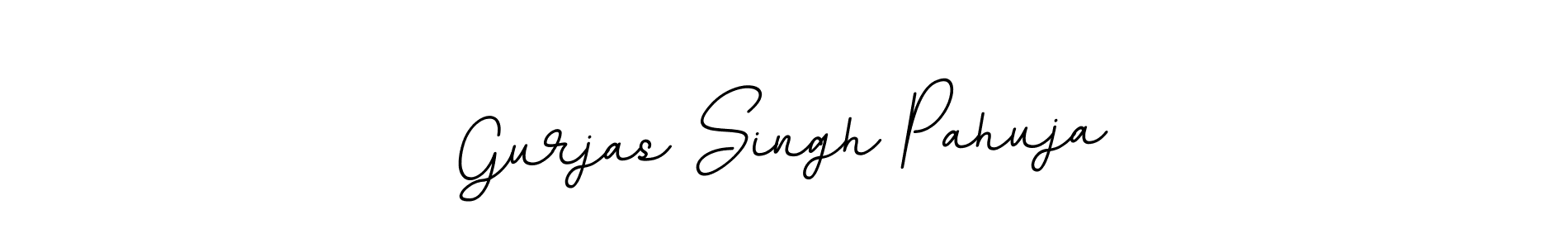 Create a beautiful signature design for name Gurjas Singh Pahuja. With this signature (BallpointsItalic-DORy9) fonts, you can make a handwritten signature for free. Gurjas Singh Pahuja signature style 11 images and pictures png